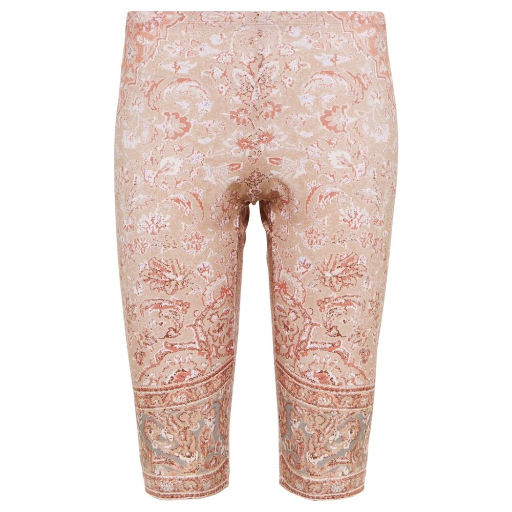 NWT Acne Studios Floral Printed biker shorts in Beige/Pink Size XS